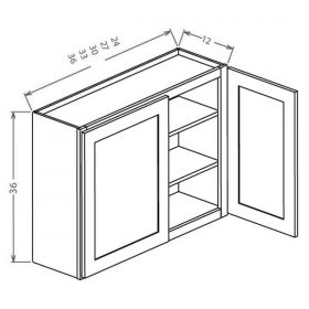 Allure - Onyx - Horizon - Wall Cabinet